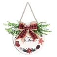 thumbnail image 1 of Advancent Señal de bienvenida para fiesta, puerta delantera, casa de campo, plantas verdes de madera, lazo, artesanía, colgante de pared, porche de Almacenamiento y organización del hogar D Advancent HA009517-04B, 1 of 6
