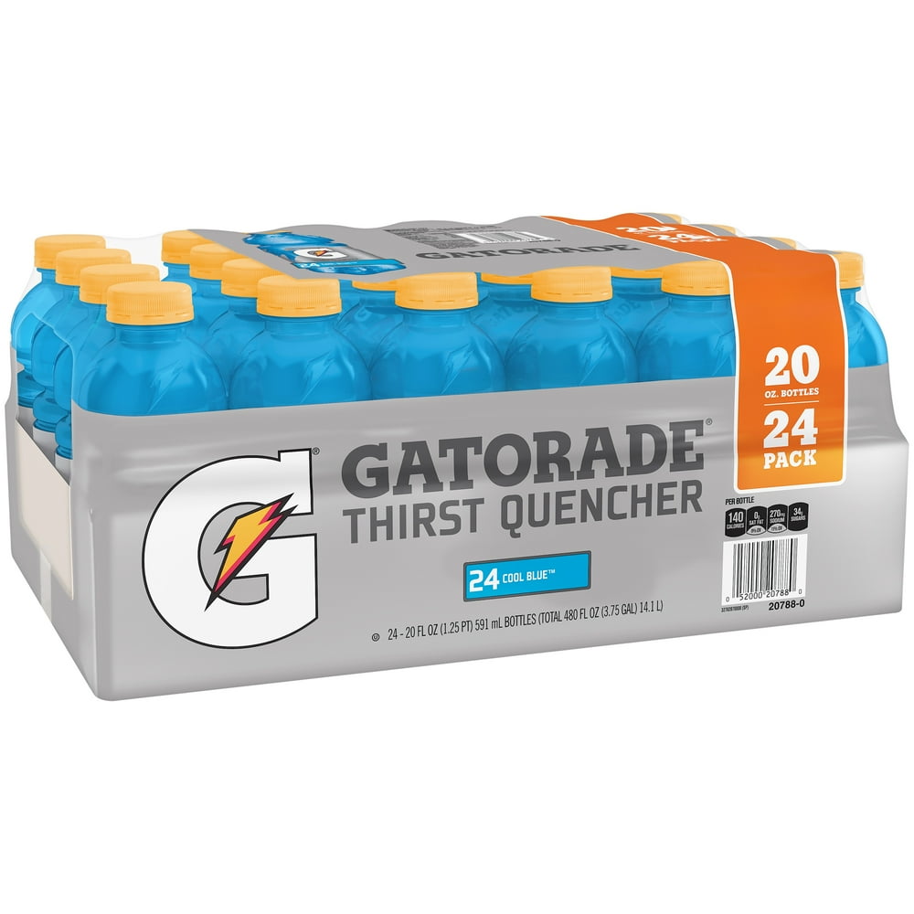 Gatorade Cool Blue Thirst Quencher 2420 oz. Bottles