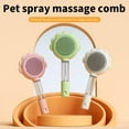 thumbnail image 4 of Self Cleaning Spray Slicker Brush for Dogs & Cats, Green, 4 of 5