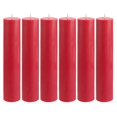 thumbnail image 1 of Mega Candles Bougie Pilier Ronde Rouge Non Parfumée, Bougies en Cire de Qualité Supérieure Coulées à la Main 2 Pouces x 9 Pouces, Déco Maison, Réceptions de Mariage, Showers de Bébé, Anniversaires, Célébrations, Cadeaux de Fête et Plus, 1 of 4