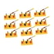 thumbnail image 3 of 10 interruptores unipolares de doble tiro para profesores de 8, 9, 10, 11 y 12 años. amarillo, 3 of 9