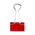 thumbnail image 2 of JAM Paper Colorful Binder Clips, Small, 3/4 inch (19 mm), Red, 25/Pack, 2 of 3