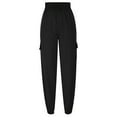 thumbnail image 5 of LADIGASU Men's Casual Solid Pants With Drawstring And Multiple Pockets Small Leg Pants, 5 of 7