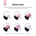 thumbnail image 3 of Kit de gel para uñas Beetles Poly Nail Gel 6 colores Rose Love, 3 of 9