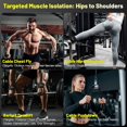 thumbnail image 4 of Juego de accesorios para máquinas de cable Toosci para gimnasio, LAT Pulldown, 4 of 7