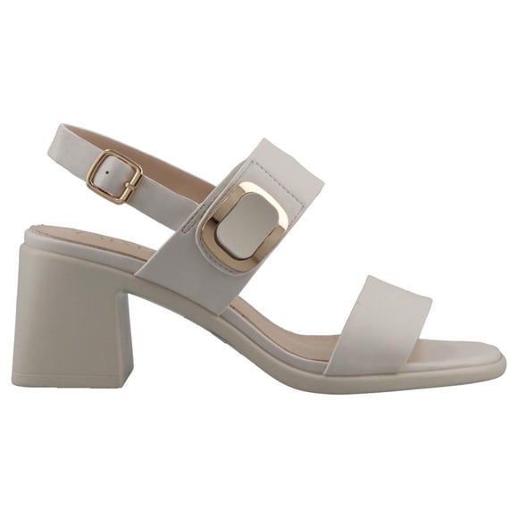 Sandalia Mujer Aria By Eh! Casual Tacon Ajustable beige 23