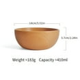 thumbnail image 2 of ACDANC 2026 New Wooden Woven Salad Bowl, Unbreakable Wood Round Serving Bowl Large Wood Salad Bowl, Reusable Wood Snack Bowls Large Serving Bowls for Fruits, Popcorn 14X5.7Cm, 2 of 6