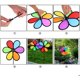 thumbnail image 2 of Juego de 4 hilanderos de viento coloridos de 9,4 pulgadas para jardín y patio, 2 of 4