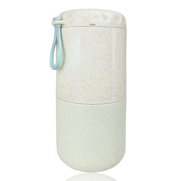 Lonchera Portaviandas VIMI 760ml Hermético Con 2 Niveles Blanco