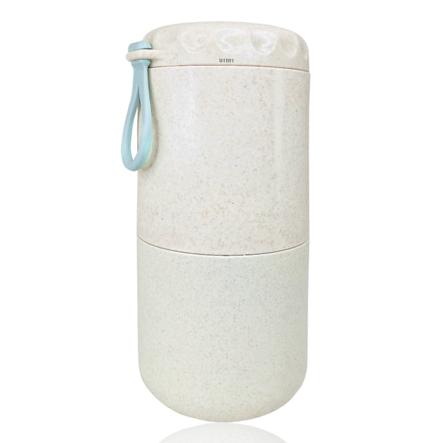 Lonchera Portaviandas VIMI 760ml Hermético Con 2 Niveles Blanco