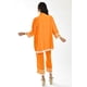 thumbnail image 3 of Conjunto de 2 piezas ribete flecos Roman Fashion /Juvenil. 0695-0696 (Naranja) naranja CH, 3 of 8