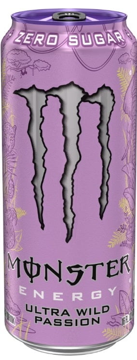 Monster Energy Drink Ultra Variety - 16 Ounce (Pack Of 12) And Stinger Pomegranate Passionfruit Chews