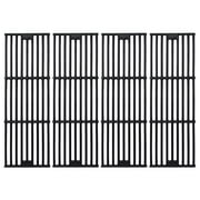 GasSaf 19 3/4" 6 3/4" Grill Grates Replacement for Chargriller 2121, 3001, 4000, 5050,3725, King Griller 3008, 5252, Cast Iron Grill Cooking Grid Grates 4Pcs
