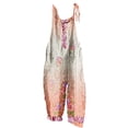thumbnail image 2 of WXLWZYWL Jumpsuits for Women Casual Solid Overalls Jumpers with Buttons Pocket 2024 Baggy Cotton and Linen Jumpsuit, 2 of 5