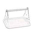 thumbnail image 4 of Percha de mesa para pájaros, juguete para ejercitar aves, soporte de entrenamiento con bandeja para excrementos. Blanco, 4 of 9