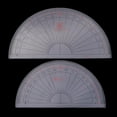thumbnail image 3 of 2 Pcs Outil de Mesure d'Angle de Protracteur en Acrylique, 3 of 8