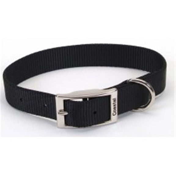 Coastal Pet Products 764140 1X18 Nylon Collar Black