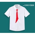 thumbnail image 4 of Camisas blancas para niñas, blusa de cuello Peter Pan de manga larga, ropa escolar para niñas adolescentes de 8, 10, 12 y 14 años, 4 of 5
