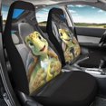 thumbnail image 4 of POLERO Turtle Family Front Seat Cover for Truck, 2pcs/Set Breathable Vehicle Seat Covers Winter Warm Anti-Scratch Auto Front Seats Seat Covers, 4 of 12