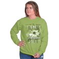 thumbnail image 2 of HOMETOWN & TOURIST Sweat Shirt Sweatshirt For Womens Maryland Old Line State Flower MD Souvenir Garden Mom Gift, 2 of 2