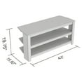 thumbnail image 4 of Safdie & Co. 42"L 2-Open Concept Shelves TV Stand in Dark Grey, 4 of 4