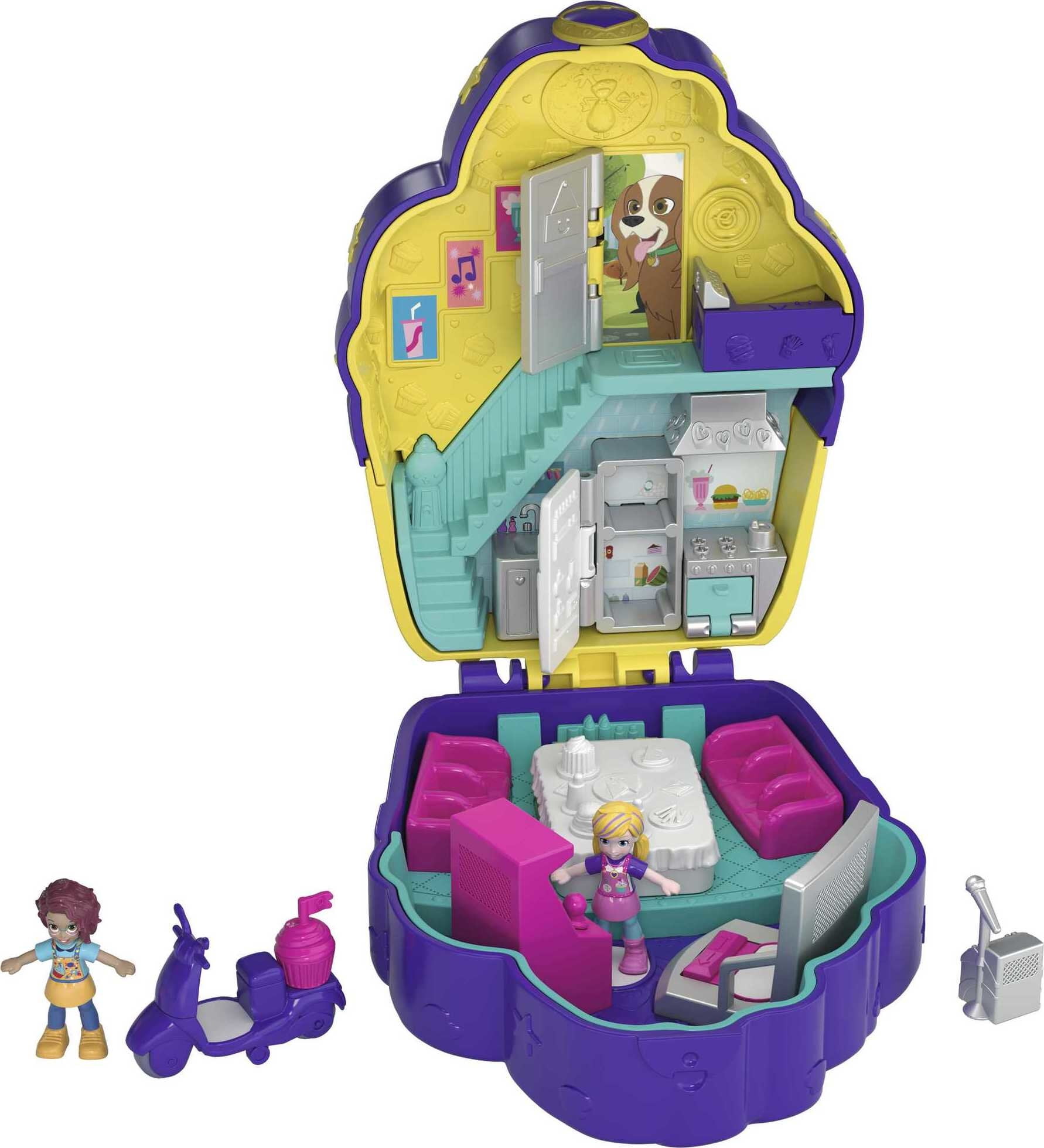 Polly Pocket World Shopping Mall Compact Purse PlaySet 