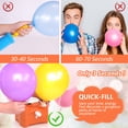 thumbnail image 3 of IDAODAN Electric Balloon Pump, Portable Dual Nozzle Inflator, 400W, Rose Red, 1.45LBS, 3 of 9
