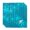 Teal, Cyan, White, variant on American Star Cloth Napkins, Blue Red Patriotic 4th of July Ombre Washable and Reusable Dinner Napkins Set of 2, Table Napkin for Kitchen Party Birthday Wedding Hotel Housewarming 20"x20"