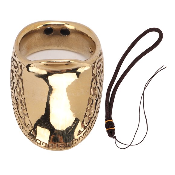Archery Thumb Rings, Smoother Surfaces Copper Material Protection Thumb Protector Rings For Outdoor 23mm