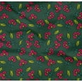 thumbnail image 4 of oneOone Organic Cotton Poplin Twill Fabric Leaves & Floral Block Printed Fabric 1 Yard 42 Inch Wide, 4 of 4
