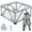 Gray, variant on ANGELBLISS Baby Playpen, Foldable Playpen for Babies and Toddlers, Indoor & Outdoor Baby Activity Center with Visible Breathable Mesh, Portable Play Yard with 2 Handlers+50 Balls-50”×50”(Grey)