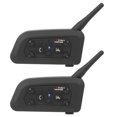 thumbnail image 3 of Bluetooth Intercom, 2 piezas Vnetphone V6-1200 casco de motocicleta inalámbrico Bluetooth Intercom manos libres auriculares para 6 personas EOTVIA No, 3 of 6