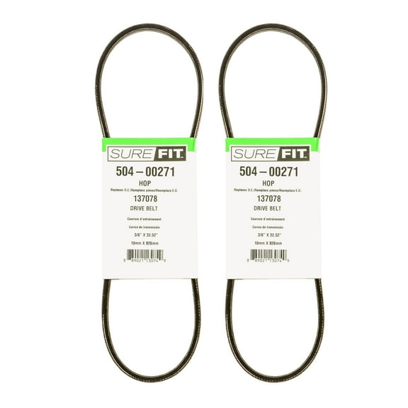 SureFit Drive Belt 532137078 Husqvarna 56 CS DHS SFE Walk-Behind 3/8" 2PK