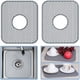thumbnail image 4 of Alfombrilla Silicona para , Paquete 4 Protectores para Cocina con Desagüe Central, Alfombrilla Plegable Antideslizante Resistente para, 4 of 6