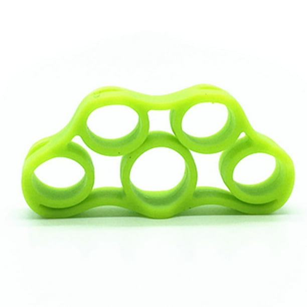 Tirador de silicona para entrenamiento de dedos Entrenador de ejercicios para dedos con mano de ratón Pequeño tirador de cinco dedos para fitness Ejercitador de estiramiento de dedos Agarre