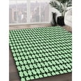 thumbnail image 2 of Ahgly Company Indoor Rectangle Patterned Medium Forest Green Area Rugs, 3' x 5', 2 of 6