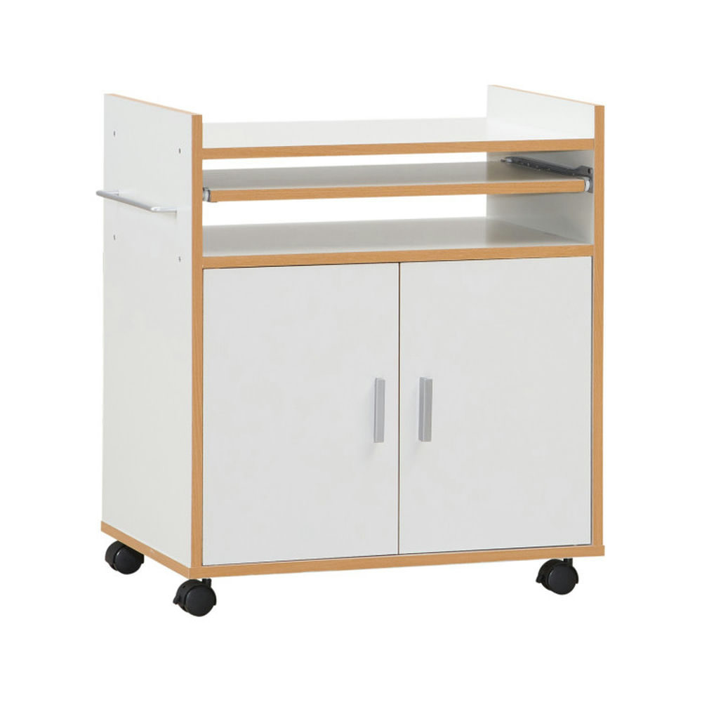Finihen Rolling Storage Cabinet Cart, Kitchen Island Cart, Kitchen Island on Wheels with Removable Shelf and Towel Rack, for Kitchen, Dining Room, White Finihen Rolling Storage Cabinet Cart, Kitchen Island Cart, Kitchen Island on Wheels with Removable Shelf and Towel Rack, for Kitchen, Dining Room, White