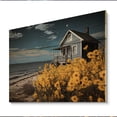 thumbnail image 2 of Designart "Retreat to the Seaside" Nautical & Beach Print on Natural Pine Wood, 2 of 5
