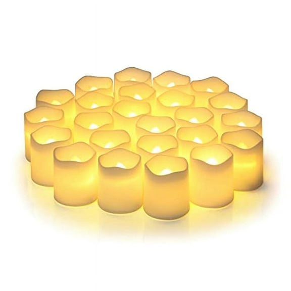 2024 TOP! Flameless Wishing Candles, 24 Candles With Batteries, Suitable for Halloween and Christmas Decorate