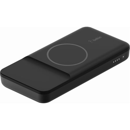 Belkin BoostCharge Magnetic 10K mAh Power Bank - Magnetic USB-C 7.5W Fast Wireless Charger, MagSafe Compatible Battery Pack - Portable Charger for iPhone 16, iPhone 15, iPhone 14 Series, & More