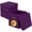 Purple, variant on PinkSheep Collapsible Storage Bins with Lids, Foldable Fabric Storage Cubes Organizer Bins Basket(13" x 13"), Purple, 2 Pack