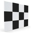 thumbnail image 1 of 12 Pcs Acoustic Foam Board,sound Insulation Sound Wedges Sound Insulation Pad,for Studio Ceiling Ga, 1 of 5