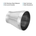 thumbnail image 3 of Uxcell Concentric Reducer, 2" to 1 1/4" HVAC Duct Reducer and Increaser Weld Pipe Fittings Pipe 304 Stainless, 3 of 6