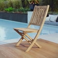thumbnail image 6 of Modway Marina Outdoor Patio Teak Folding Side Chair in Natural, 6 of 6