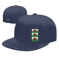 thumbnail image 4 of Flat Bill Brim Hat Adjustable Baseball Cap Welsh Dragon Flag Mens Women Snapback Trucker Hat, 4 of 7