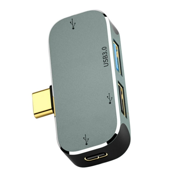 Seitruly Hub USB tipo c, equipo adaptador de múltiples ranuras, ordenador, teléfono móvil, tableta, herramienta divisora de extensor de Estaciones de acoplamiento para portátiles Tipo 3