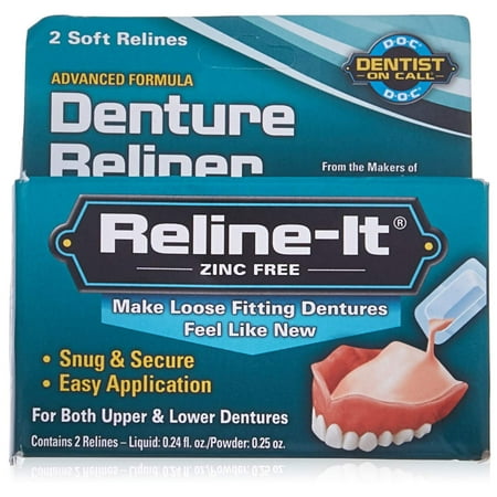 D.O.C. Reline-It Advanced Denture Reliner Kit, Easy application By Majestic