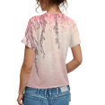thumbnail image 3 of NAMTYQX Tops for Women 2025 Light Button Down Open Front Stylish Soft Plus Size Short Sleeve V Neck Loose Fit Casual Beige Size XL, 3 of 5