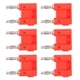 thumbnail image 4 of 10 conectores banana de 2 vías de latón PE para instrumentos electrónicos y automóviles (rojo), 4 of 14