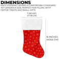thumbnail image 2 of 18" Felt Christmas Stockings w/Novelty Designs & Hanging Tag (Set of 6), 2 of 4